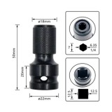 ADAPTADOR PARA LLAVES DE VASO DE IMPACTO DE 1/2" A 1/4" BLIM