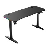MESA GAMING PRO1600 XL MOTORIZADA FIBRA CARBONO | LUZ RGB SOUND MUVIP