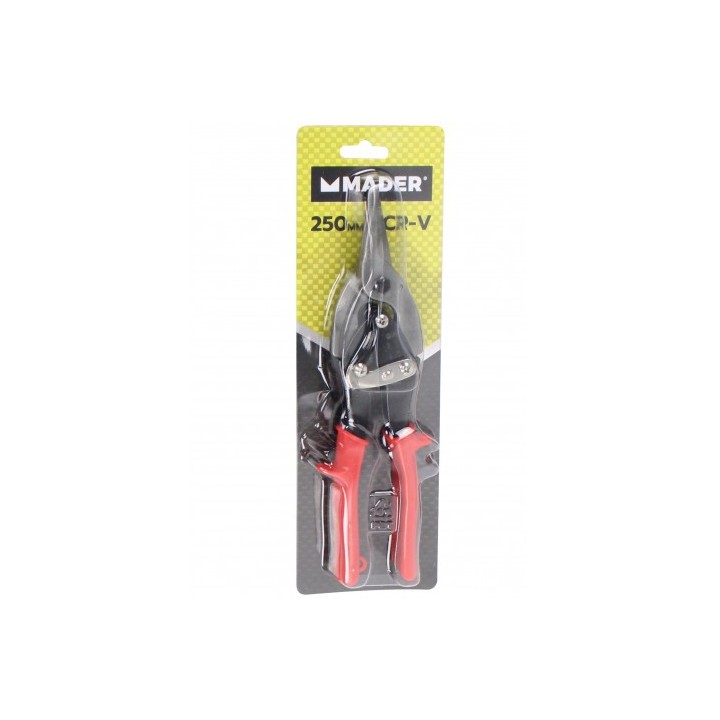 TIJERA CORTA CHAPA RECTA 250MM CRV MADER