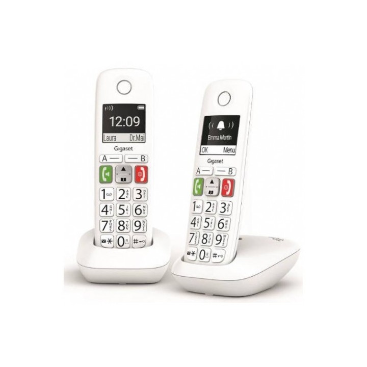 TELEFONO INALAMBRICO E290 DUO | TECLAS GRANDES | GIGASET
