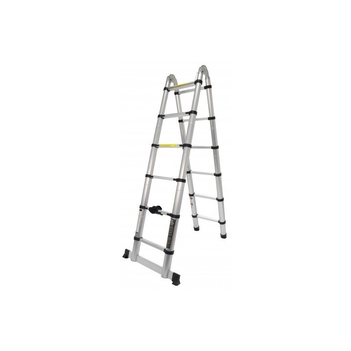 ESCALERA ARTICULADA 6+6 PELDAÑOS 3.80 MTS MADER