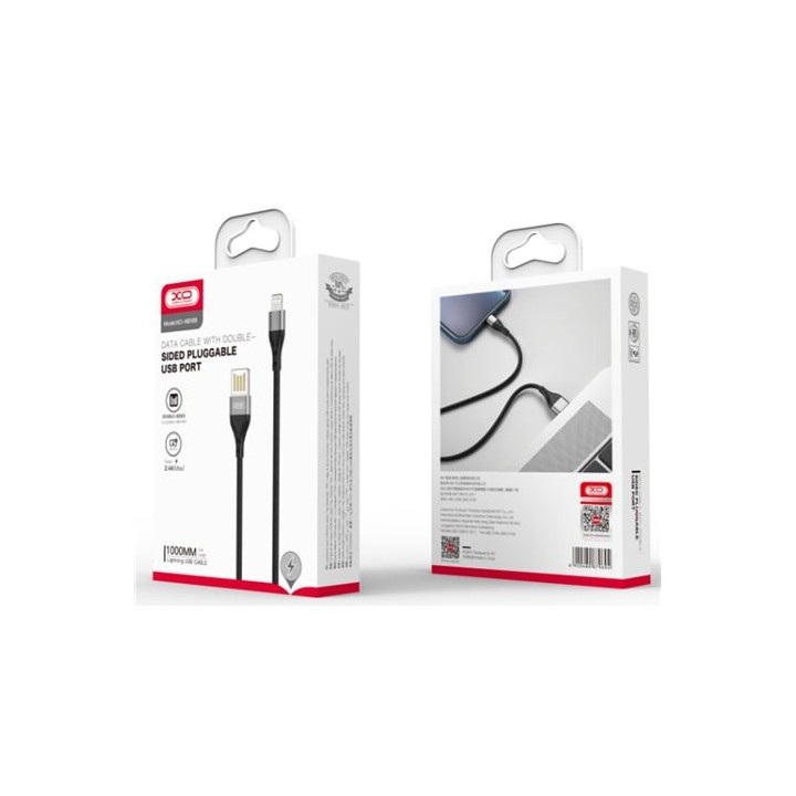 CABLE NB188 CARGA RAPIDA SLIM USB - MICRO USB | 2.4A | 1 METRO XO