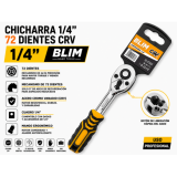 CHICHARRA 1/4" 72 DIENTES CRV BLIM