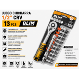JUEGO CHICHARRA 1/2" CRV 13 PCS BLIM