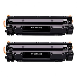 PACK 2 CARTUCHOS TONER COMPATIBLE HP 285A 2K