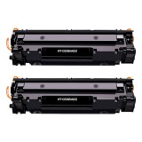 PACK 2 CARTUCHOS TONER COMPATIBLE HP 285A 2K