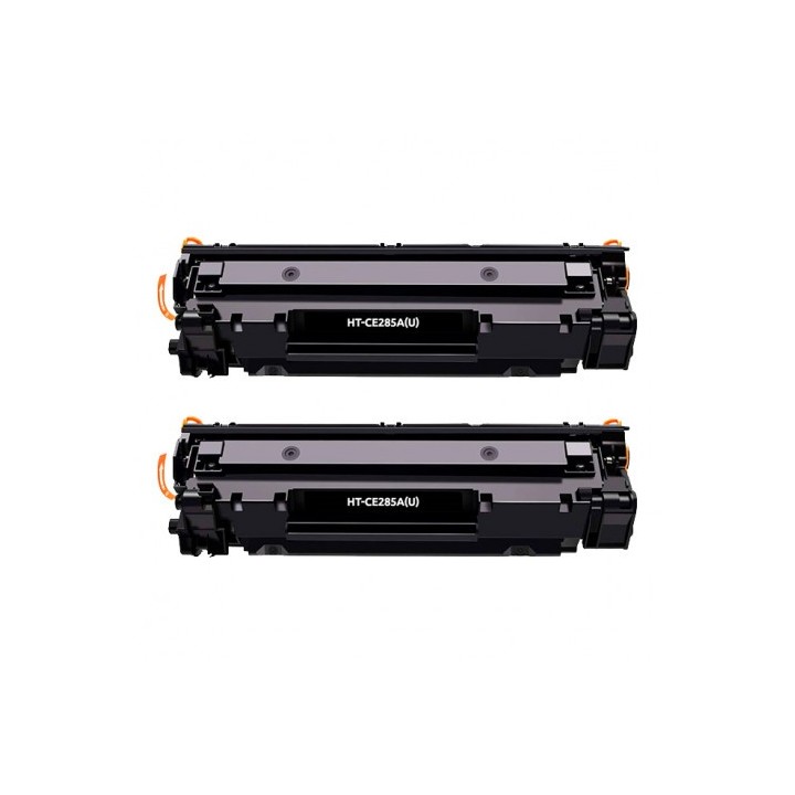 PACK 2 CARTUCHOS TONER COMPATIBLE HP 285A 2K