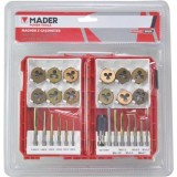 JUEGO MACHOS Y COJINETES 25PCS MADER