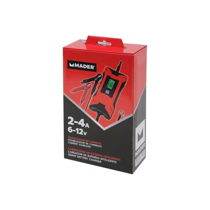 CARGADOR BATERIAS INTELIGENTE 2-4A., 6-12V MADER