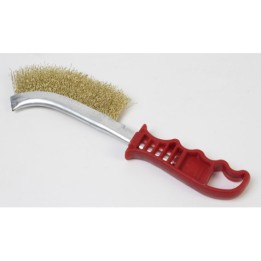 CEPILLO ALAMBRE LATONADO 200MM MANGO PLASTICO SINDEX