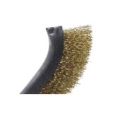 CEPILLO ALAMBRE LATONADO 200MM MANGO PLASTICO SINDEX