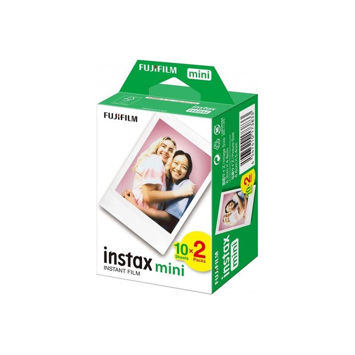 PACK PELICULA PARA 20 FOTOS INSTANTANEAS INSTAX MINI FUJIFILM