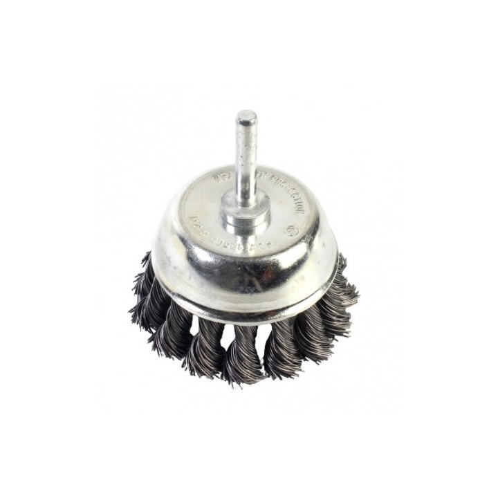 CEPILLO CIRCULAR COPA ALAMBRE TRENZADO 75MM SINDEX