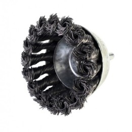 CEPILLO CIRCULAR COPA ALAMBRE TRENZADO 75MM SINDEX