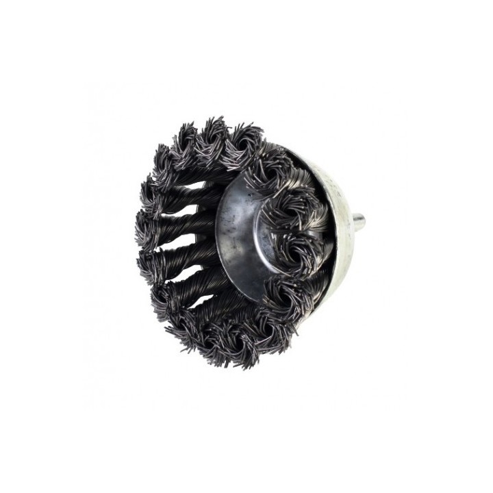 CEPILLO CIRCULAR COPA ALAMBRE TRENZADO 75MM SINDEX