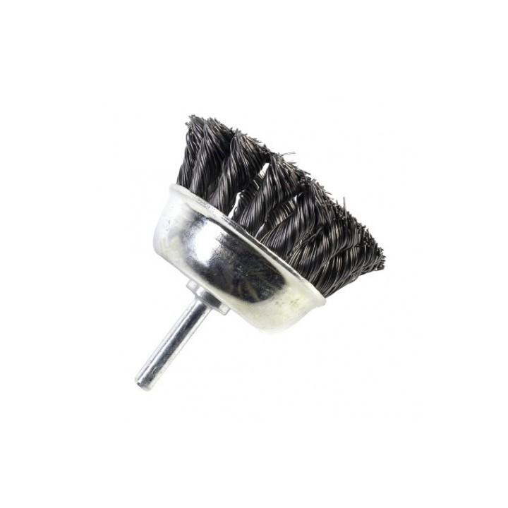 CEPILLO CIRCULAR COPA ALAMBRE TRENZADO 75MM SINDEX