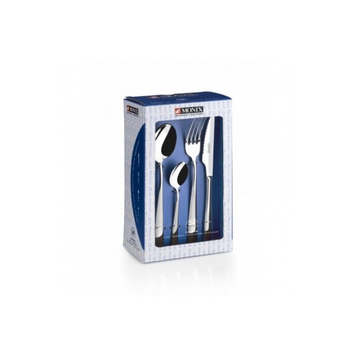 SET 24 CUBIERTOS ACERO INOX TRIESTE MONIX