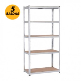 ESTANTERIA GALVANIZADA 5 BALDAS 180X90X40CM BLIM