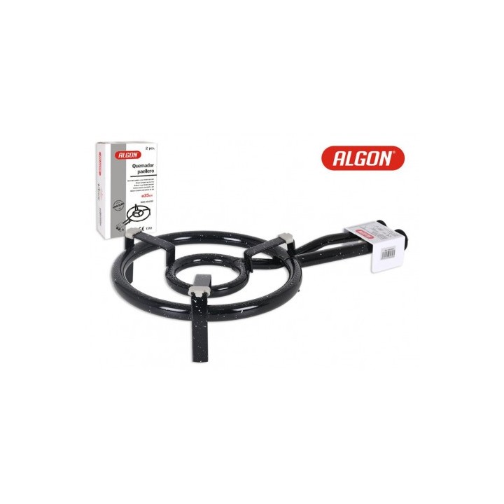 QUEMADOR DE ACERO 35CM PARA PAELLERO GAS ALGON