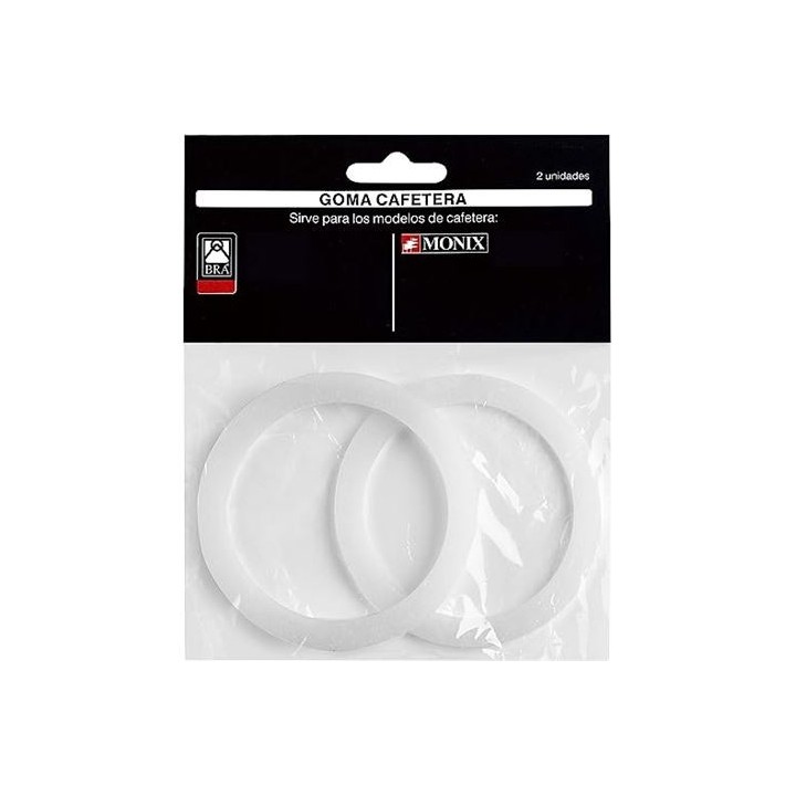 PACK 2 JUNTAS CAFETERAS 12 TAZAS MONIX-BRA