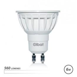 BOMBILLA LED GU10 | 6W | 560LM | LUZ BLANCA | ELBAT