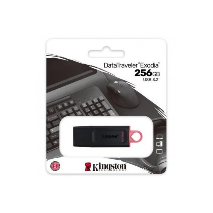 PENDRIVE KINGSTON USB3.2 256GB DATATRAVELER EXODIA