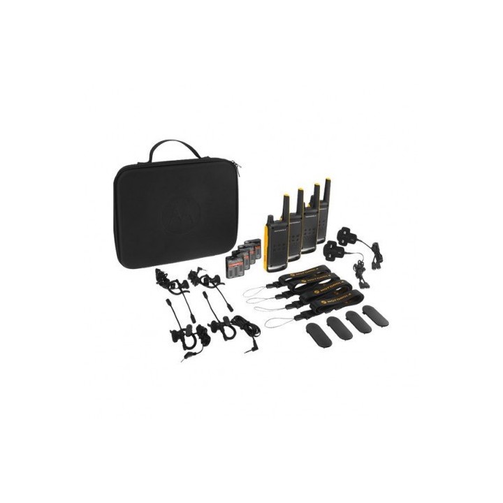 PACK 4 WALKIE-TALKIE MOTOROLA T82 EXTREME