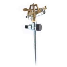 ASPERSOR DE RIEGO METÁLICO 360º 3/4" MADER