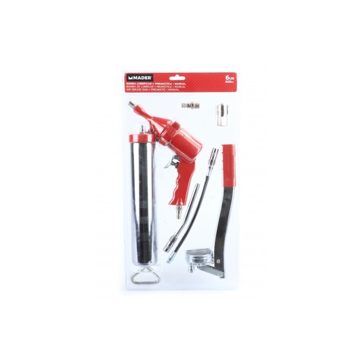 BOMBA LUBRICAR NEUMÁTICA + MANUAL 500CC MADER