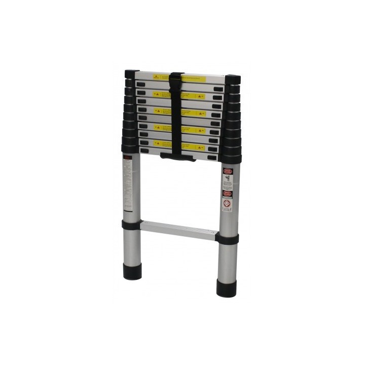 ESCALERA EXTENSIBLE ALUMINIO 10 PELDAÑOS 3.2 METROS MADER
