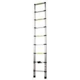 ESCALERA EXTENSIBLE ALUMINIO 8 PELDAÑOS 2.6 METROS MADER