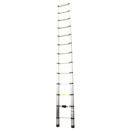 ESCALERA EXTENSIBLE ALUMINIO 12 PELDAÑOS 3.8 METROS MADER