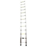 ESCALERA EXTENSIBLE ALUMINIO 12 PELDAÑOS 3.8 METROS MADER