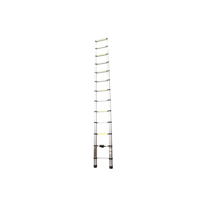 ESCALERA EXTENSIBLE ALUMINIO 12 PELDAÑOS 3.8 METROS MADER