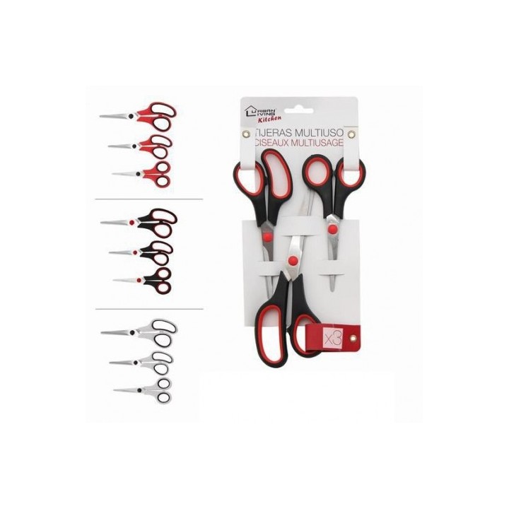 PACK 3 TIJERAS MULTIUSOS URBAN LIVING