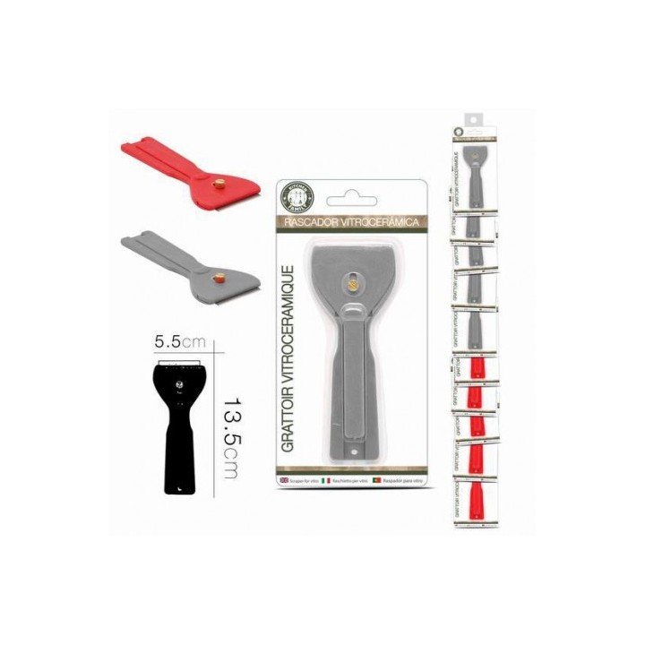 RASCADOR VIDRIO PARA VITROCERAMICA CON CUCHILLA