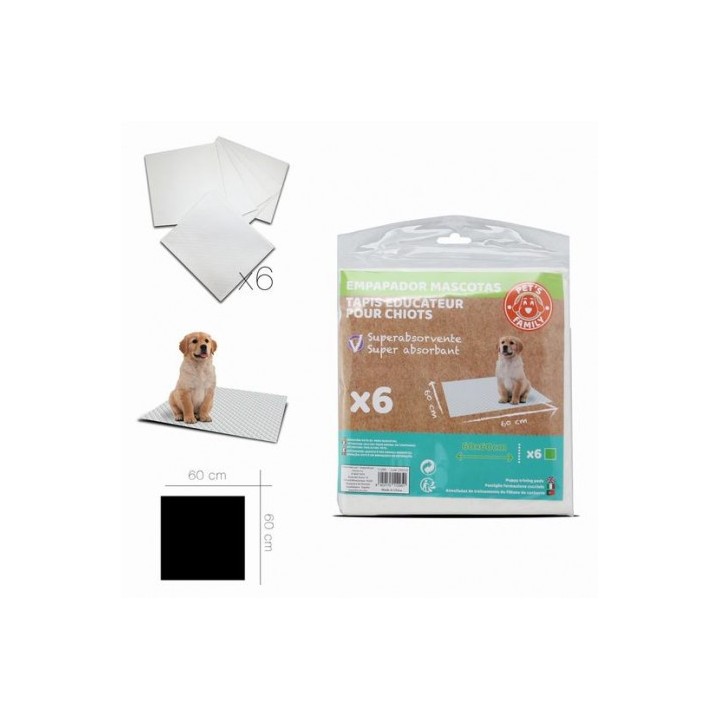 PACK 6 EMPAPADORES PARA CACHORROS