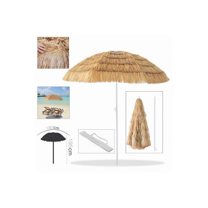SOMBRILLA DE PLAYA COCO CON BOLSA TRANSPORTE