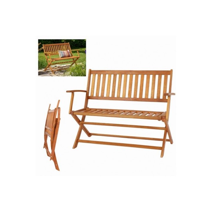 BANCO DE MADERA PLEGABLE JARDIN