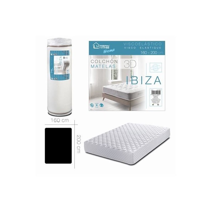 COLCHON VISCOELASTICO IBIZA 160X200 URBAN LIVING
