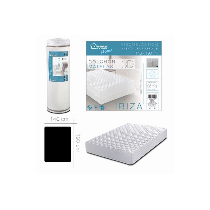 COLCHON VISCOELASTICO IBIZA 140X190 URBAN LIVING