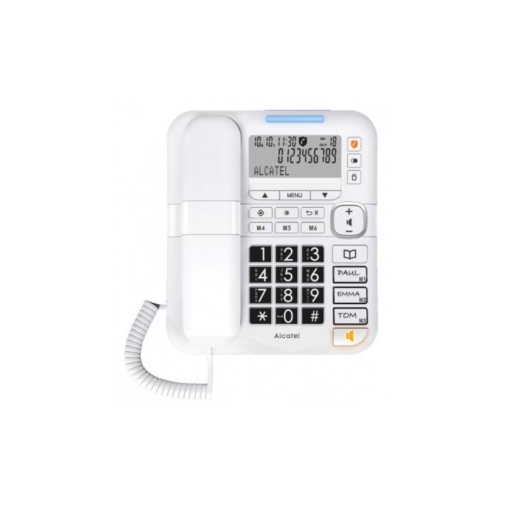 TELEFONO TMAX70 SOBREMESA PARA PERSONAS MAYORES BLANCO ALCATEL