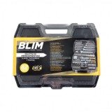 MALETIN HERRAMIENTAS C.V. 82 PCS 1/2 Y 1/4" BLIM