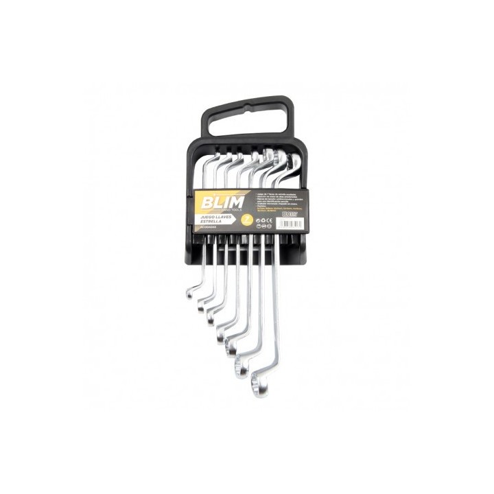 JUEGO LLAVES ESTRELLA ACODADAS 7 PCS BLIM