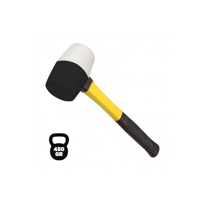 MAZO DE GOMA BICOLOR 450GR. MANGO FIBRA BLIM
