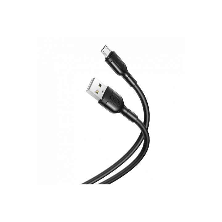 CABLE NB212 SILICONA USB - MICRO USB | 2.1A | 1 MTR | NEGRO XO