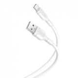 CABLE NB212 SILICONA USB - TIPO C | 2.1A | 1 MTR | BLANCO XO