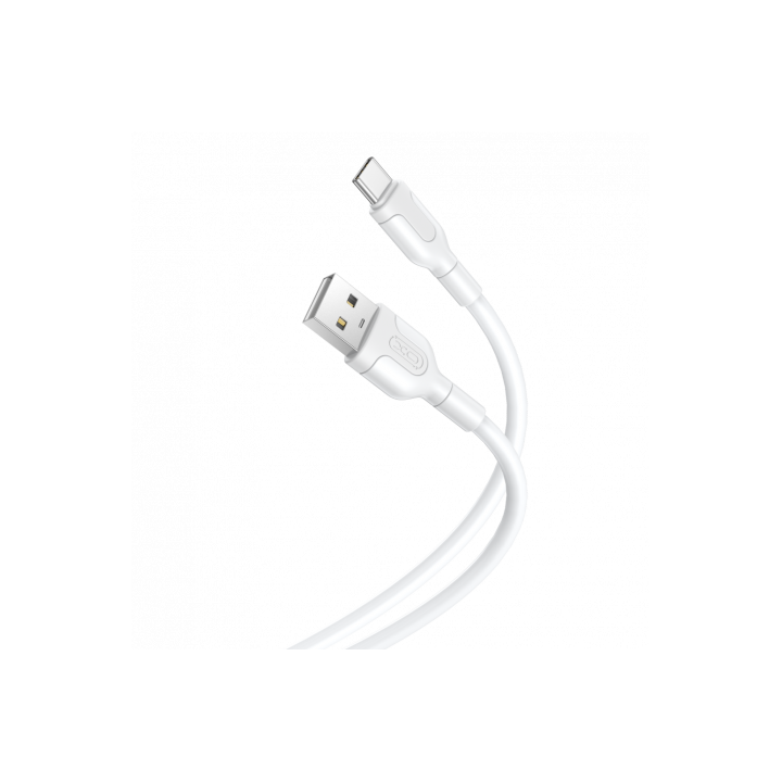 CABLE NB212 SILICONA USB - TIPO C | 2.1A | 1 MTR | BLANCO XO