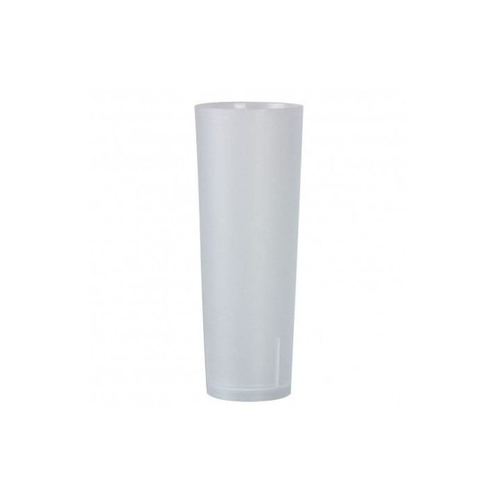 SET 6 VASOS TUBO REUTILIZABLES 330ML ALGON