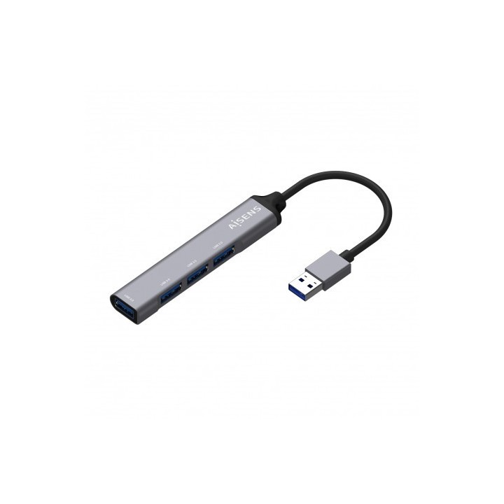 HUB 4 PUERTOS USB 3.0 ALUMINIO AISENS